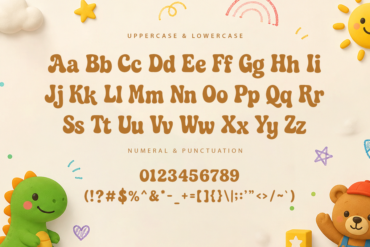 Mellow Pop A Modern Display Kids Font - Image 4