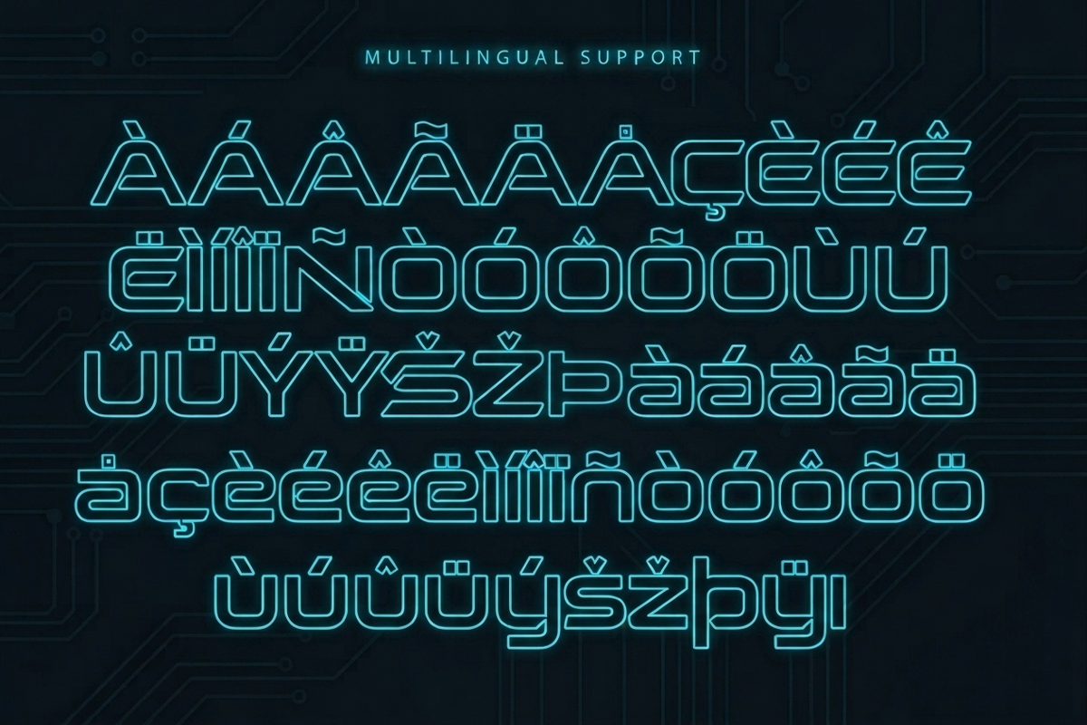Nova Static A Modern Display Y2K Font - Image 6