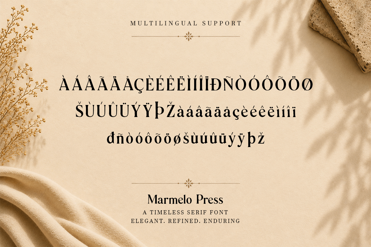 Marmelo Press A Modern Serif Luxury Font - Image 6