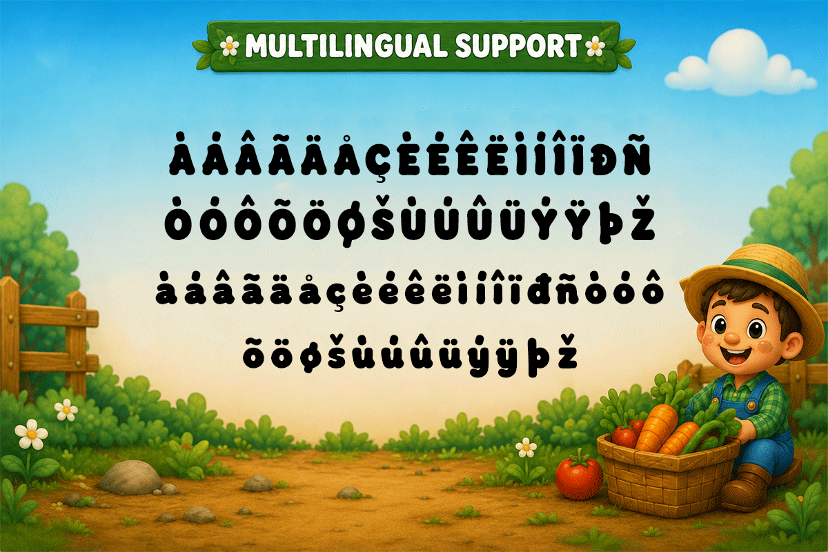 Muddy Boots A Modern Display Kids Font - Image 6