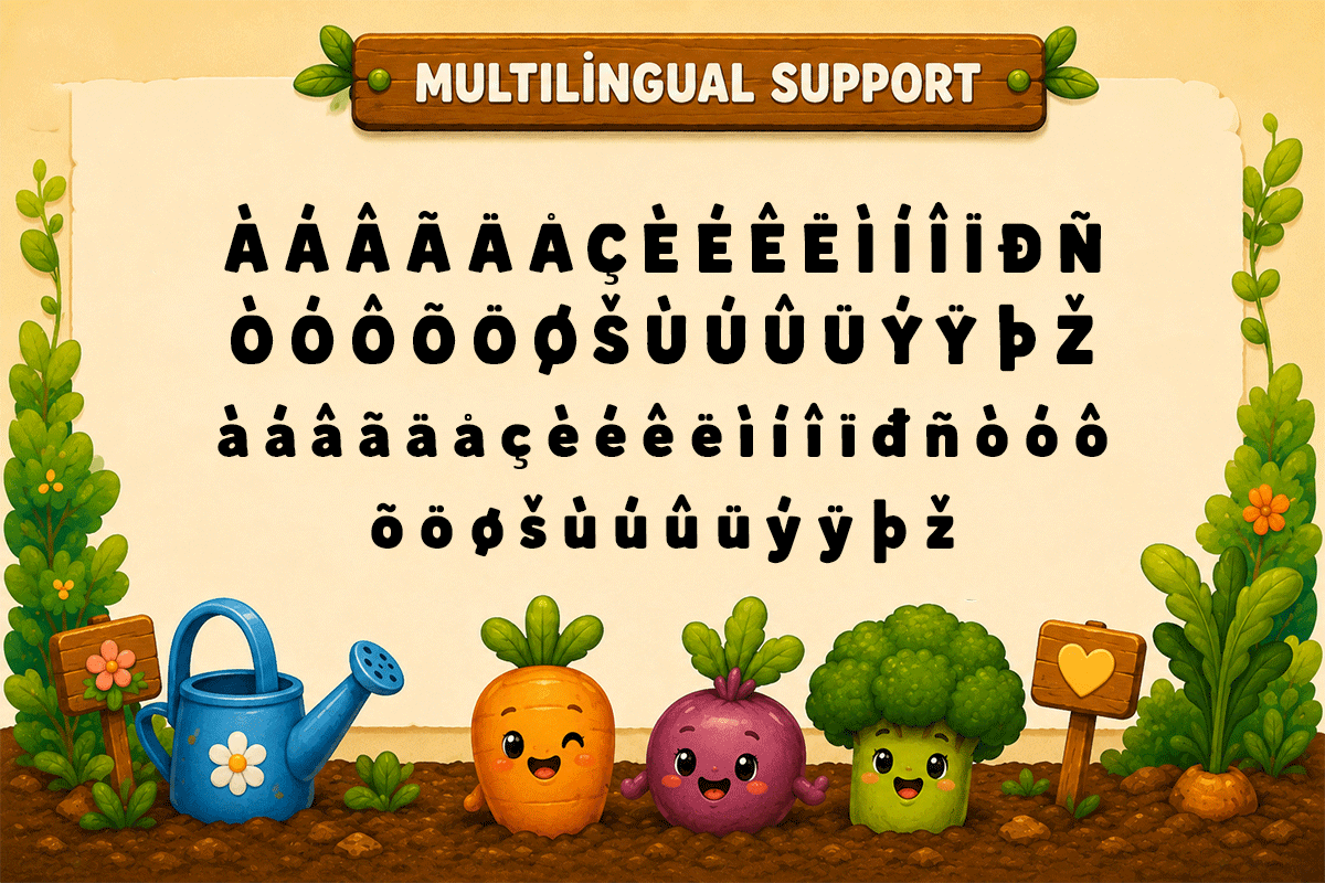 Carrot Quest A Modern Display Kids Font - Image 6