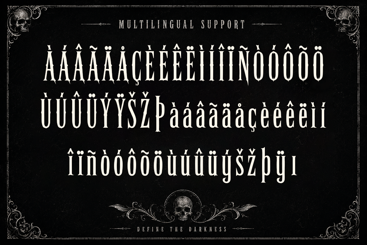 Obscura Veil A Modern Horror Font - Image 6