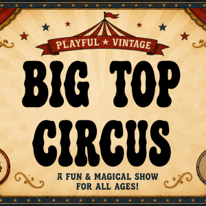 Big Top Circus A Modern Vintage Display Font