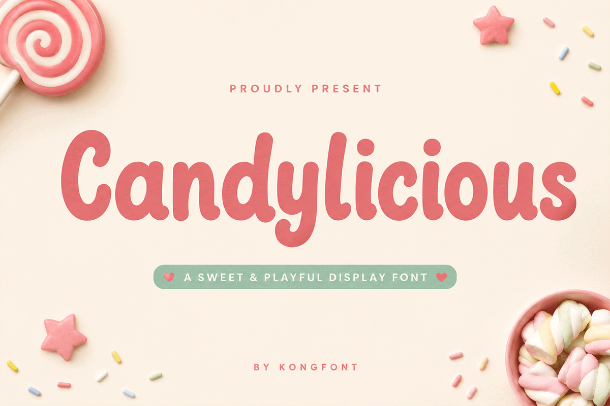 Candylicious A Modern Handwritten Kids Font