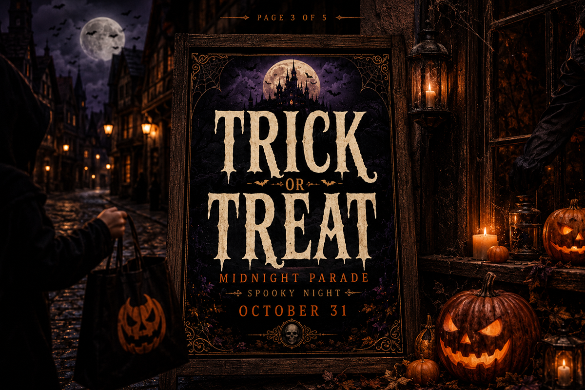 Pumpkin Ritual A Modern Halloween Font - Image 4