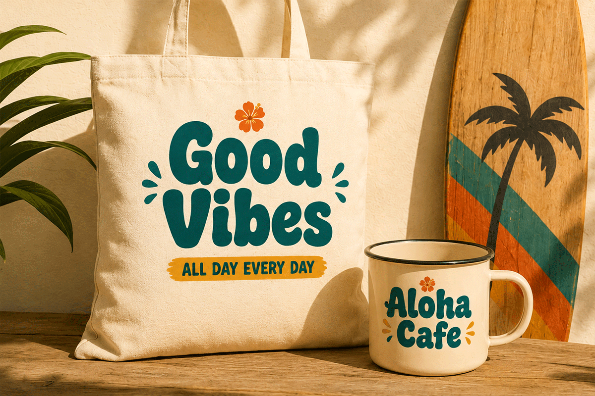 Aloha Vibes A Modern Display Summer Font - Image 3