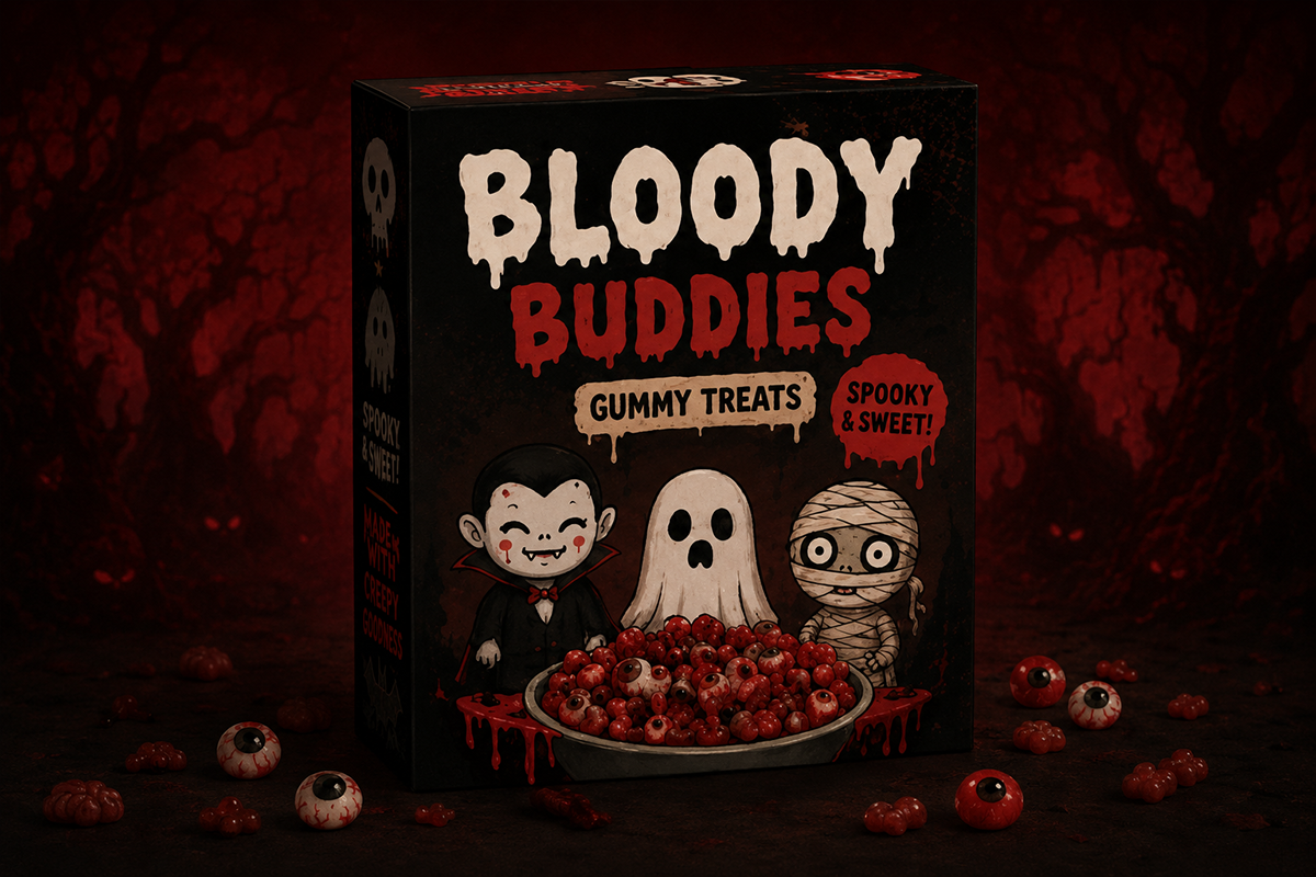 Blood Sauce A Modern Horror Kids Font - Image 3