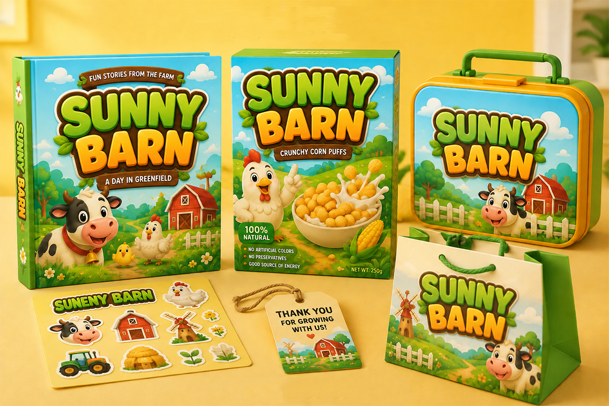 Green Field A Modern Display Kids Font - Image 3