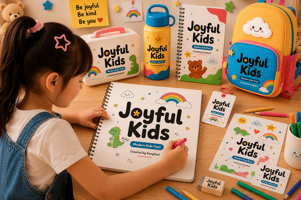 Kiddo Playful A Modern Display Kids Font - Image 4