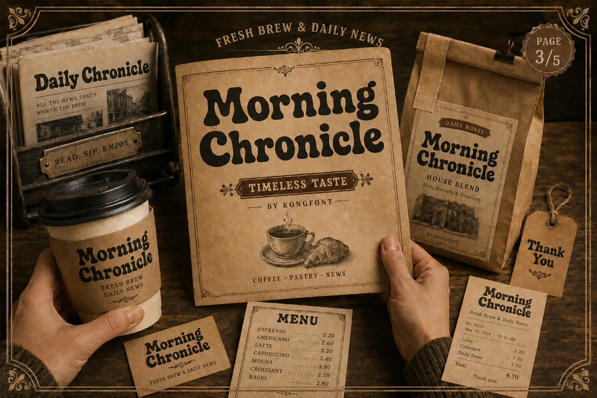 Vintage Gazette A Modern Vintage Display Font - Image 3