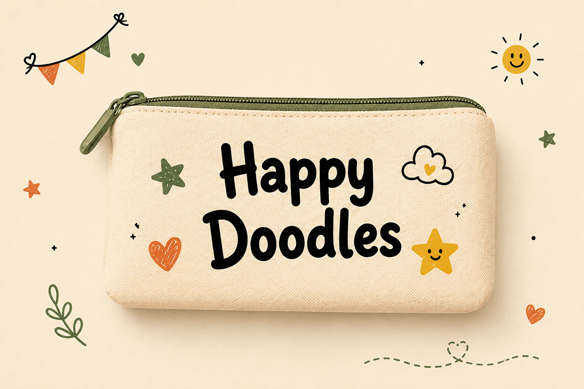 Doodle Day A Modern Playful Display Kids Font - Image 4