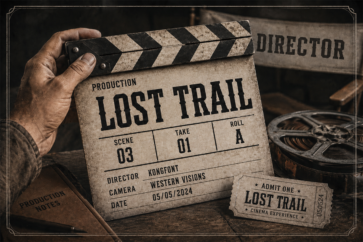 Lost Trail A Modern Film Font - Image 4