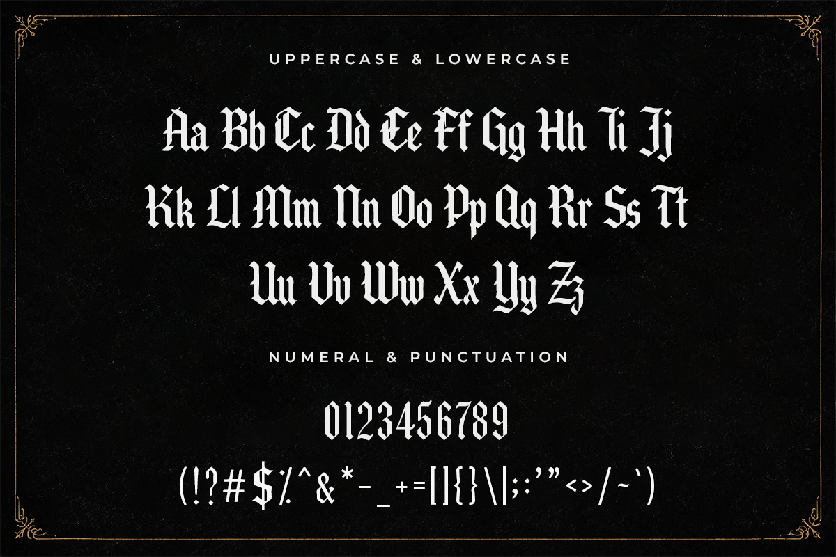 Shadow Throne A Modern Blackletter Font - Image 5