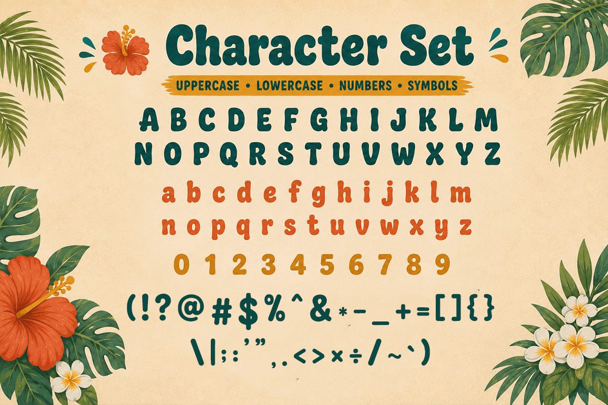 Aloha Vibes A Modern Display Summer Font - Image 5