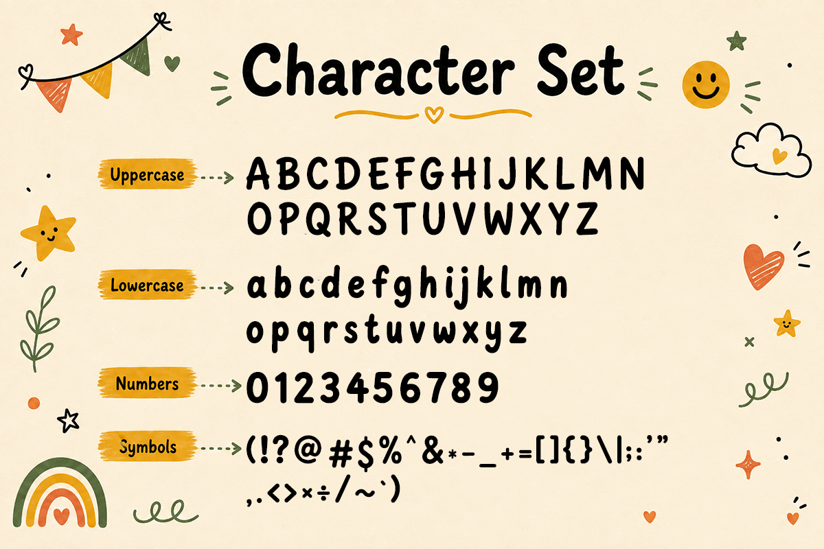 Doodle Day A Modern Playful Display Kids Font - Image 5