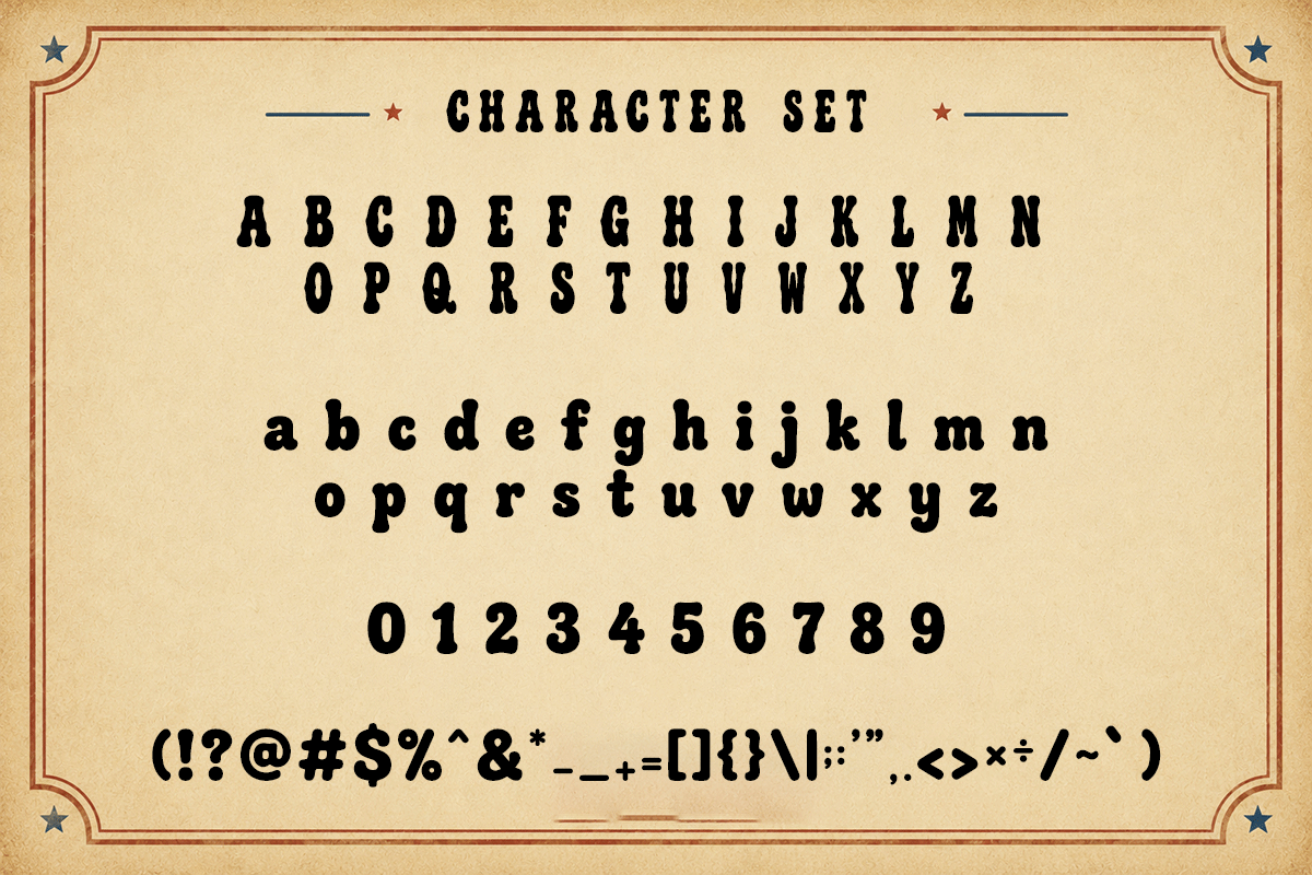 Big Top Circus A Modern Vintage Display Font - Image 5