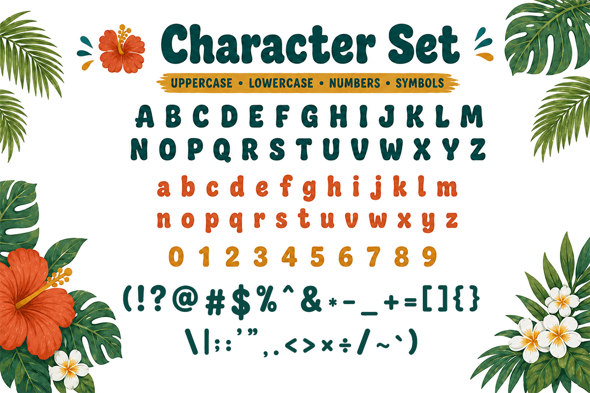 Aloha Vibes A Modern Display Summer Font - Image 5