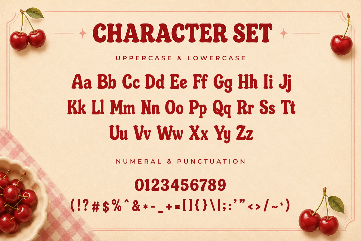 Sweet Cherry A Modern Display Font - Image 5