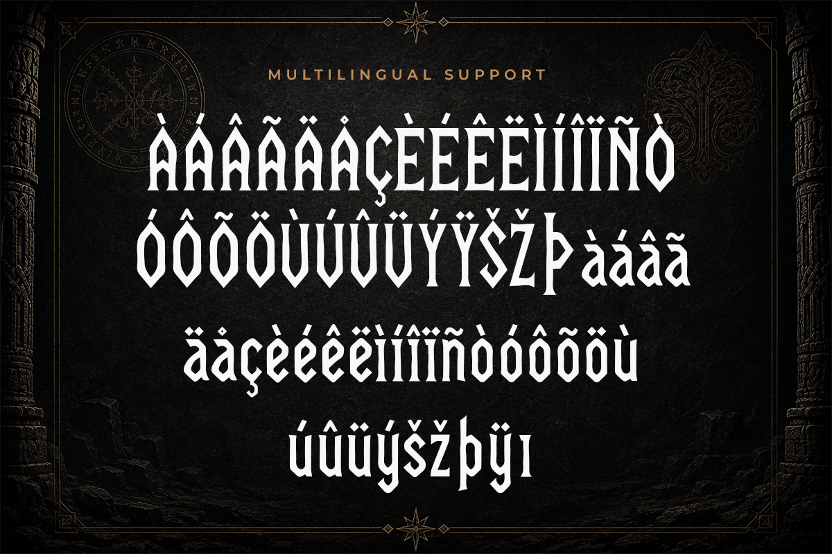 Nostic Runic A Modern Display Mystic Font - Image 6