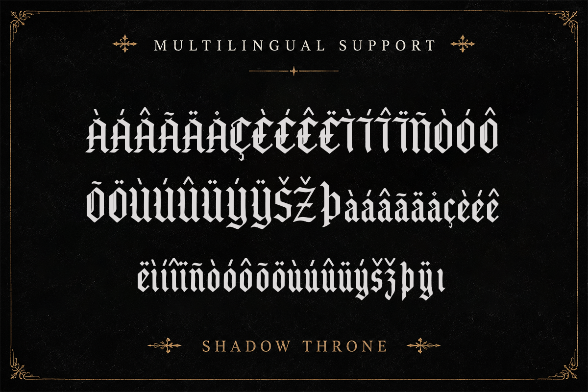 Shadow Throne A Modern Blackletter Font - Image 6