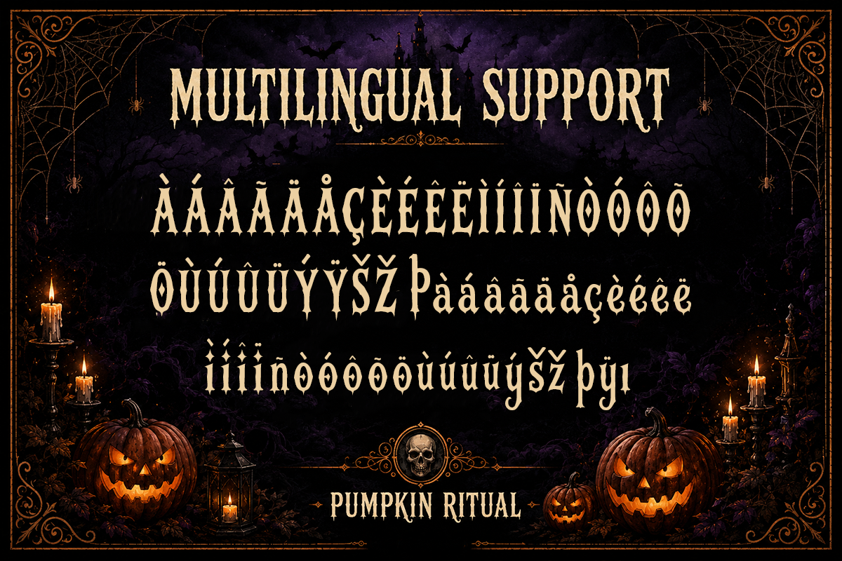 Pumpkin Ritual A Modern Halloween Font - Image 6
