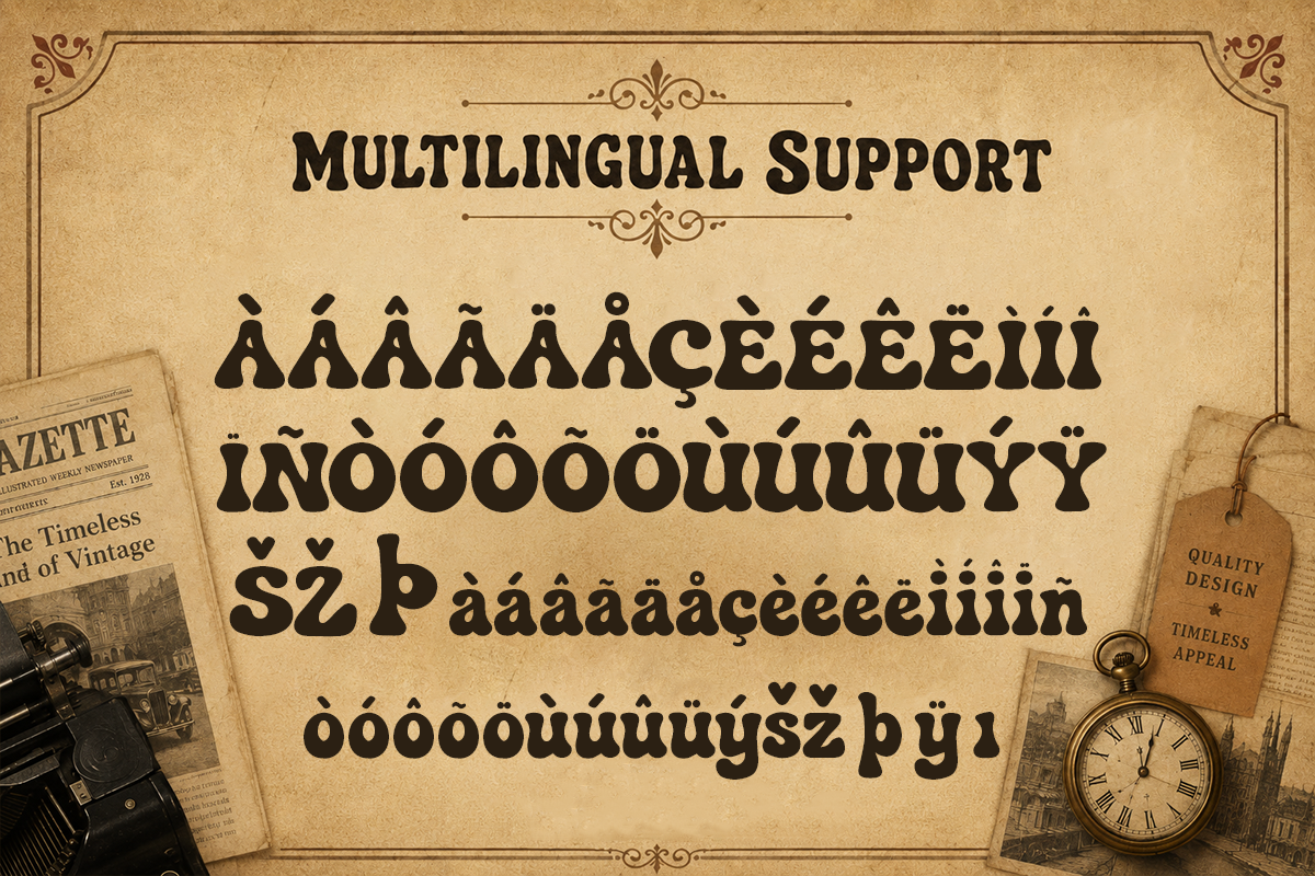 Vintage Gazette A Modern Vintage Display Font - Image 5