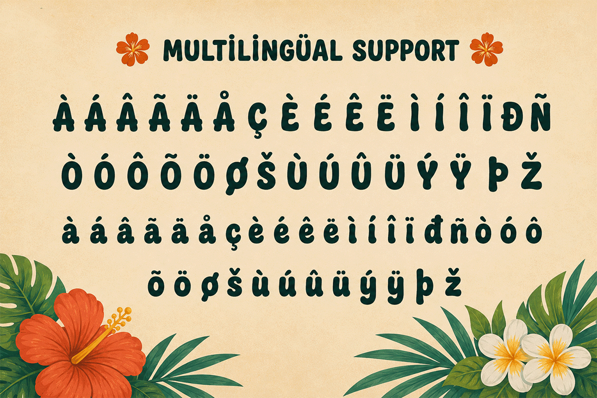 Aloha Vibes A Modern Display Summer Font - Image 6