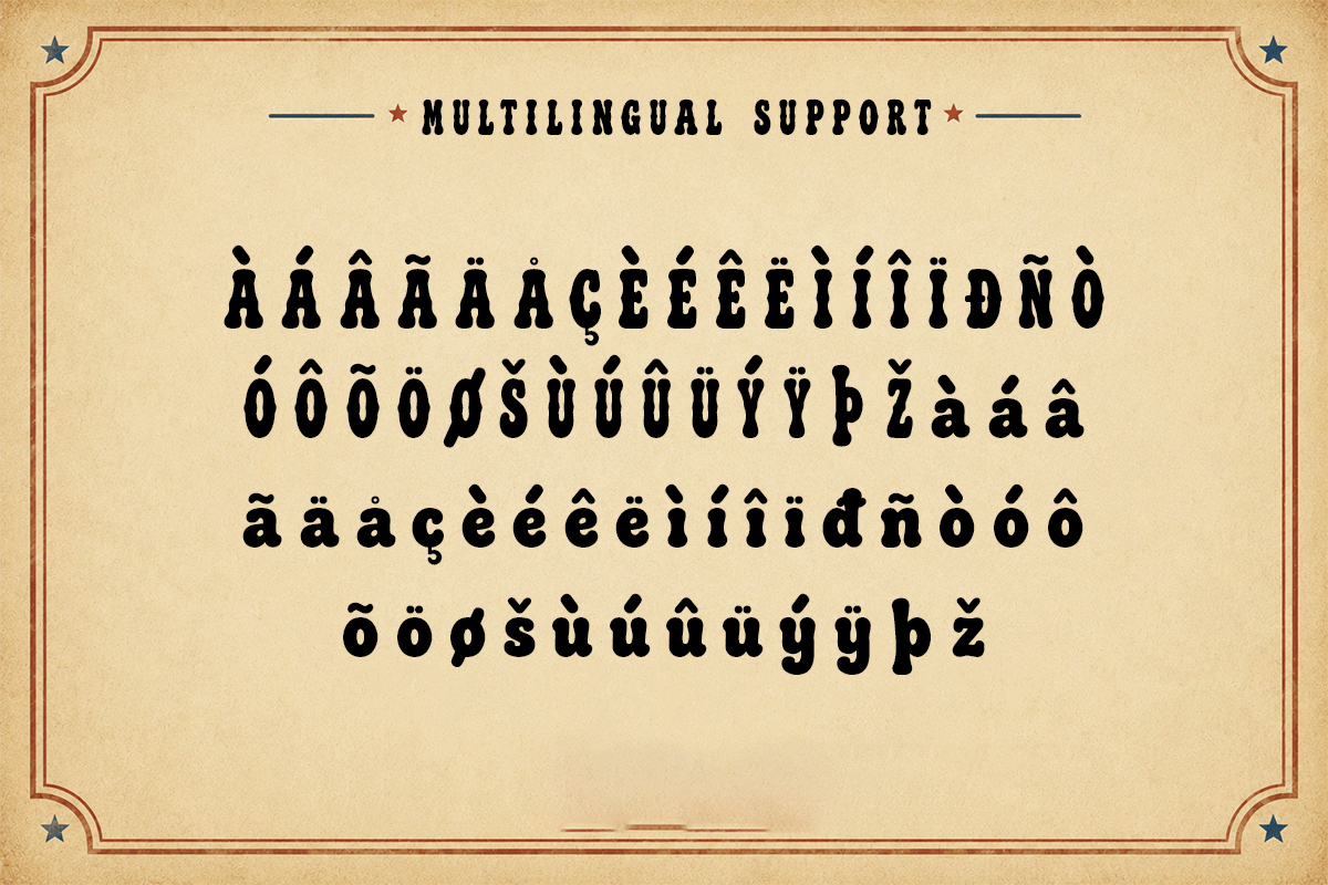 Big Top Circus A Modern Vintage Display Font - Image 6