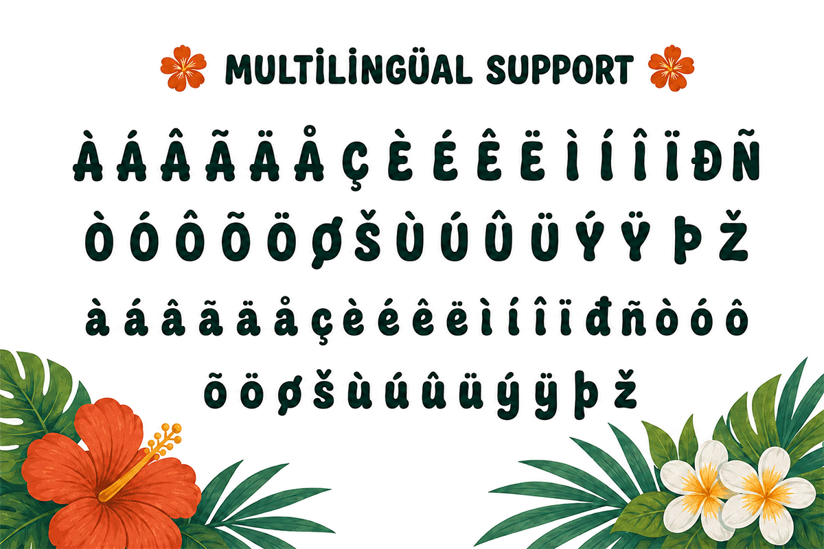 Aloha Vibes A Modern Display Summer Font - Image 6