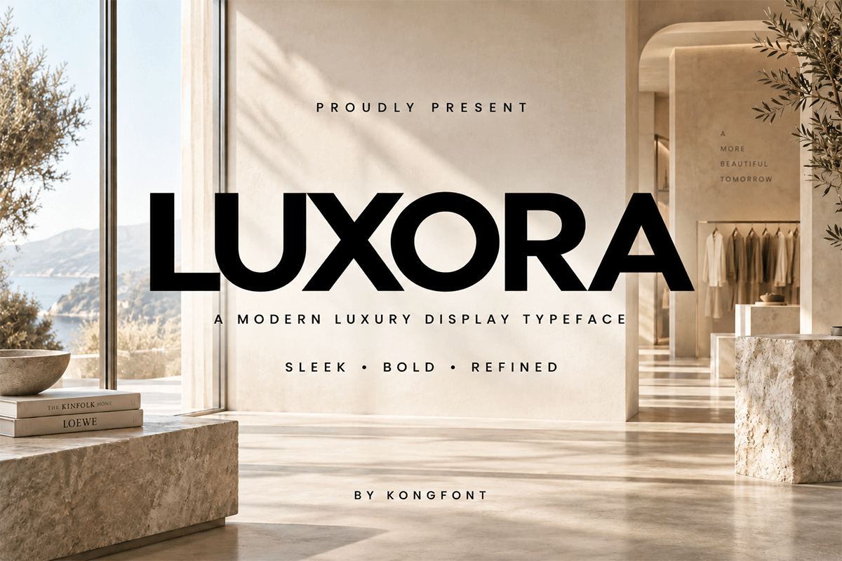 Luxora A Modern Sans Serif Font