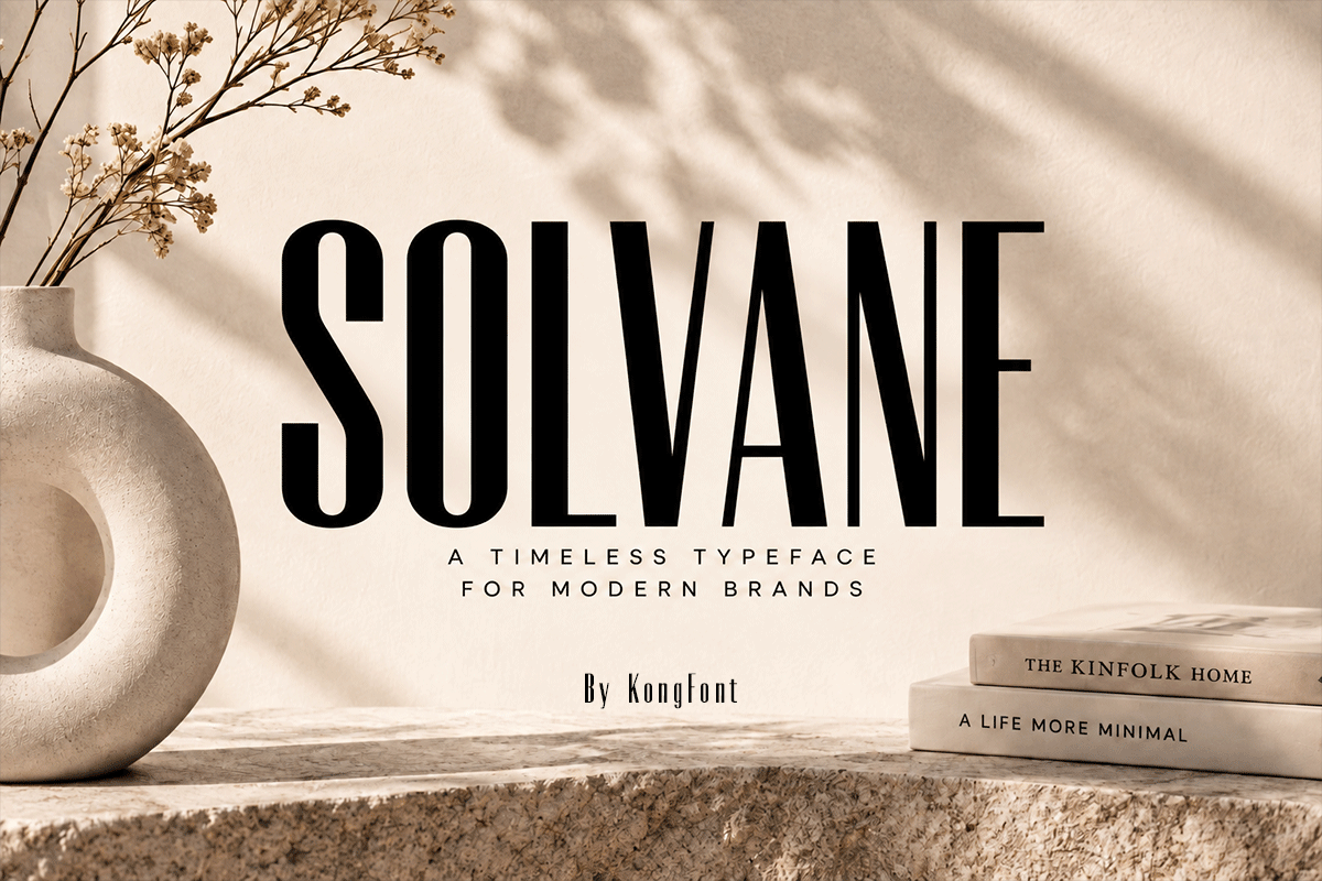 Solvane A Modern Sans Serif Font