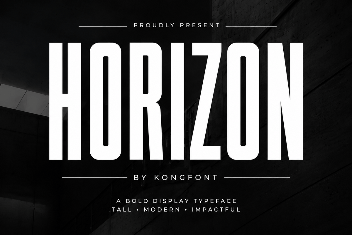 Horizon A Modern Display Font
