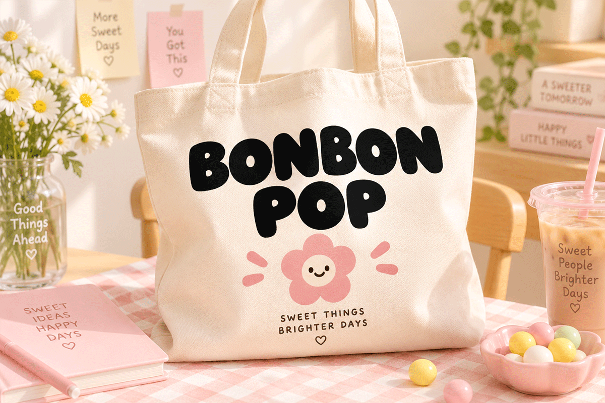 Bonbon Pop kids font specimen preview 3