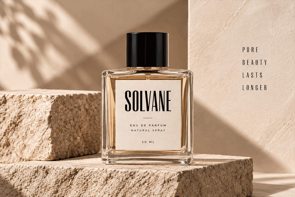 Solvane modern sans serif font specimen preview 3