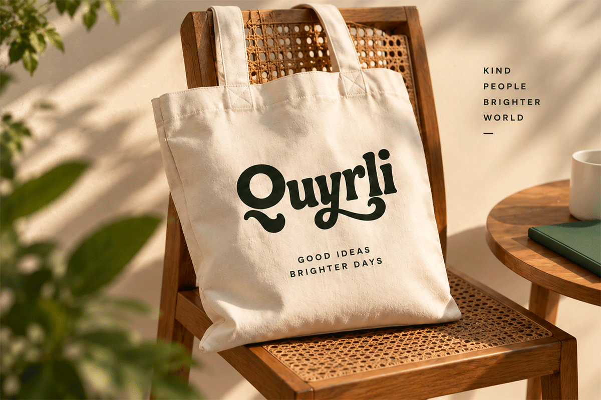 Quyrli groovy font specimen preview 3