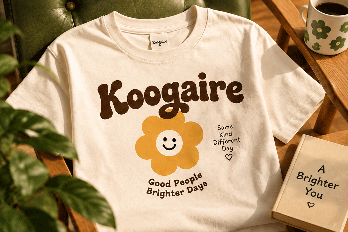 Koogaire groovy font specimen preview 3