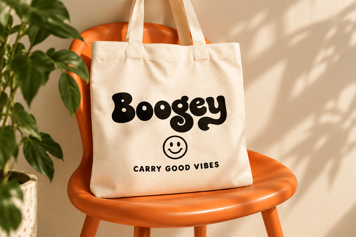 Boogey groovy font specimen preview 3