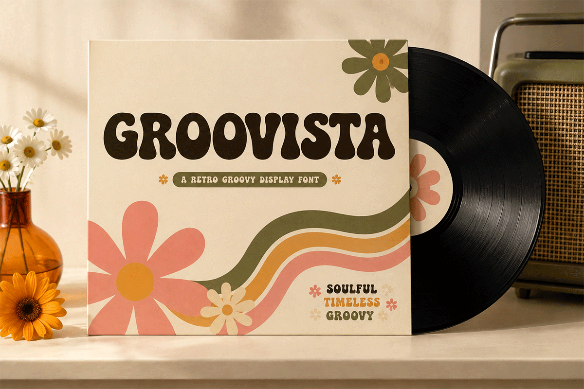 Groovista A Modern Groovy Display Font - Image 3
