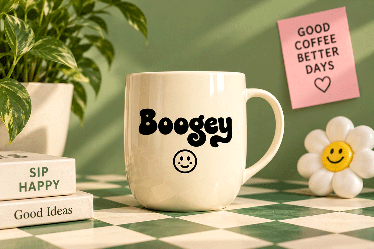 Boogey groovy font specimen preview 4