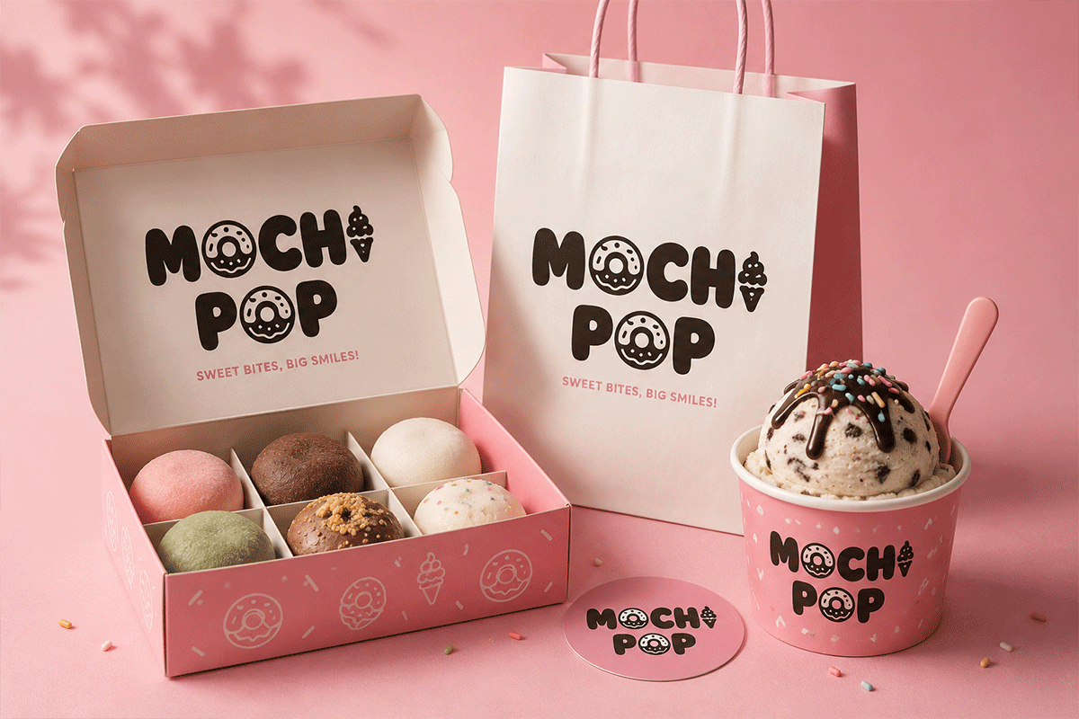 Mochi Pop A Modern Playful Display Font - Image 3