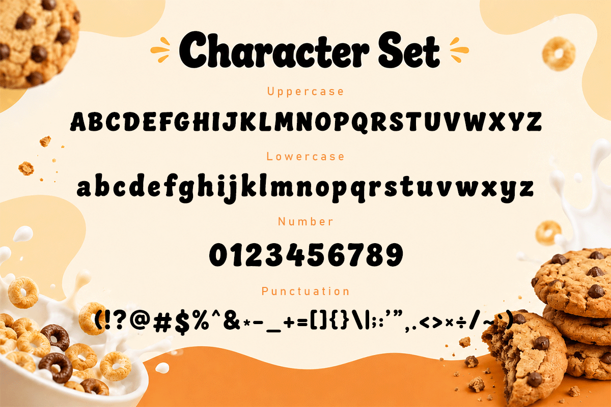 Crunchy Delight A Modern Bubbly Font - Image 4