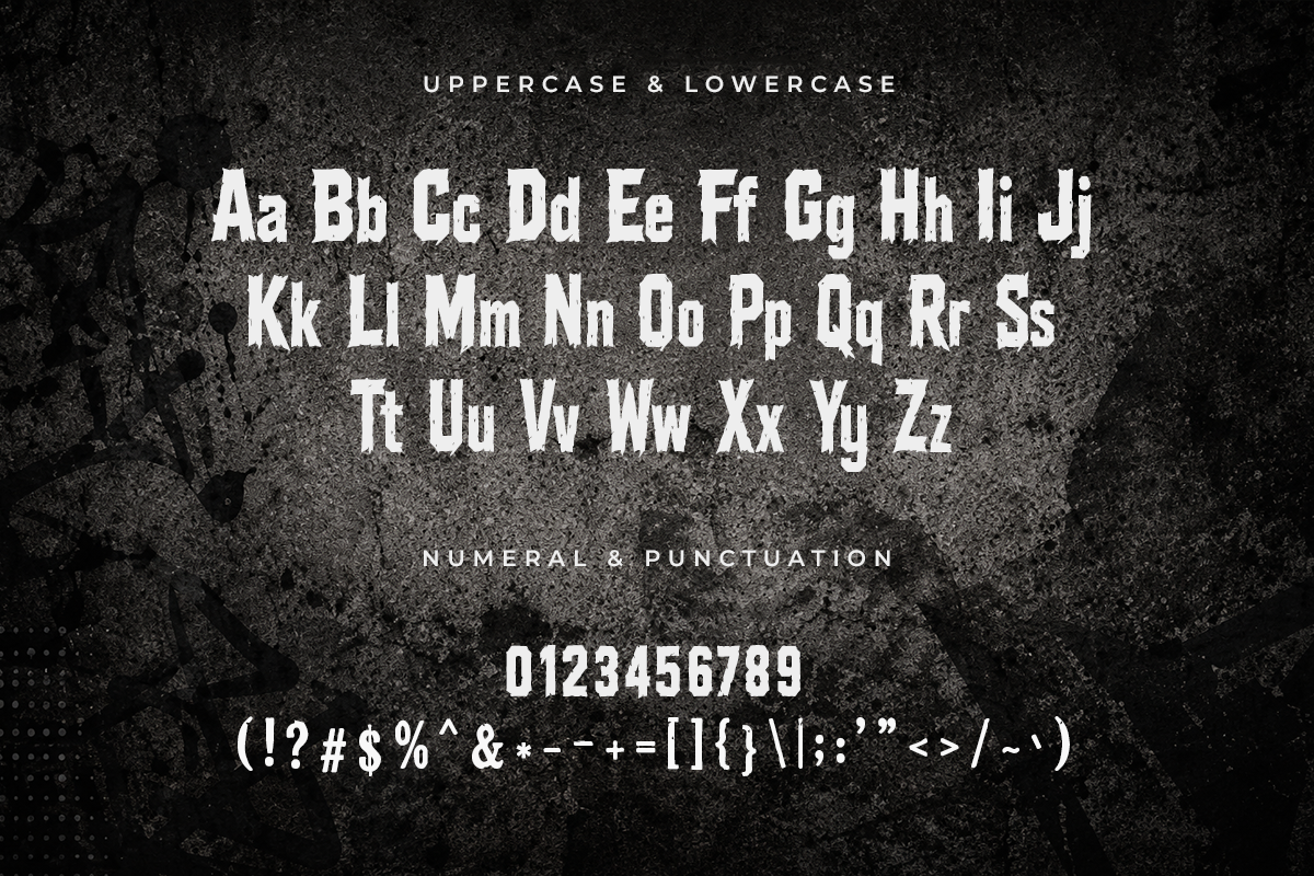 Deckside A Modern Grunge Display Font - Image 4