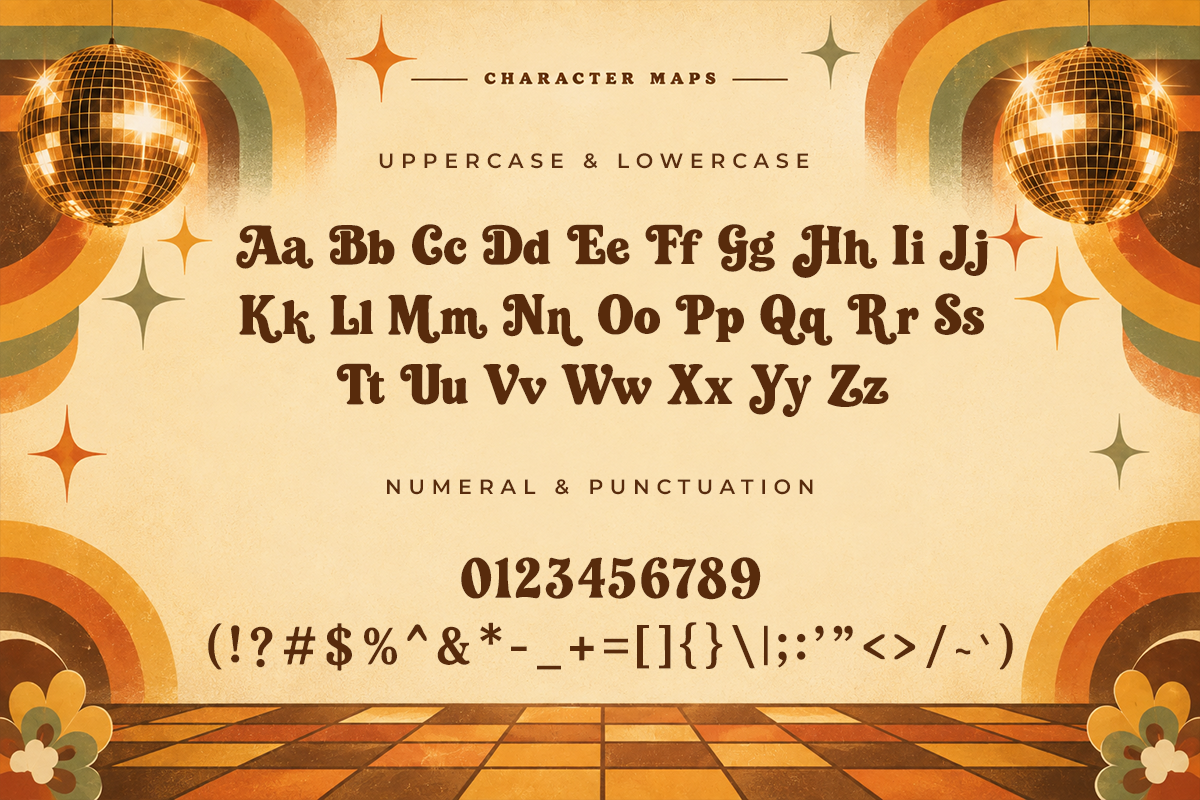 Disco Honey modern display font specimen preview 4