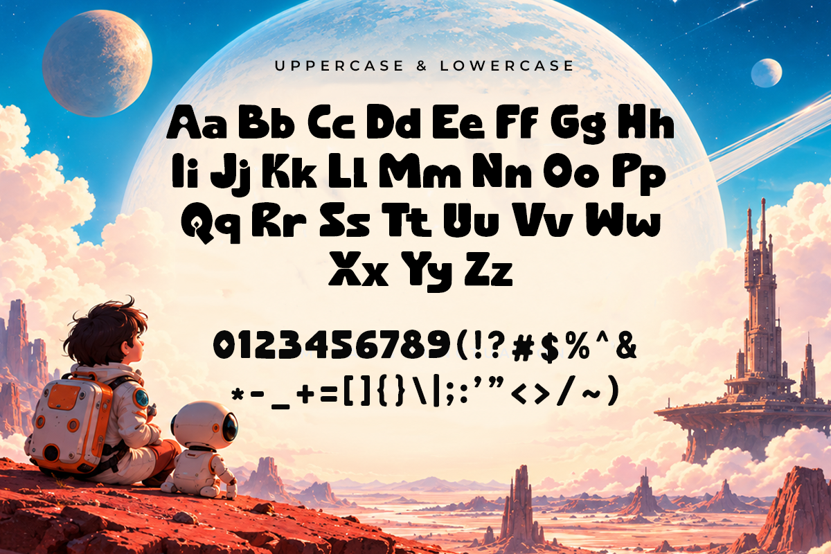 Quar Kloom modern display font specimen preview 4