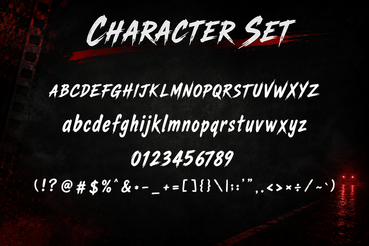 Redline A Modern Display Brush Font - Image 4