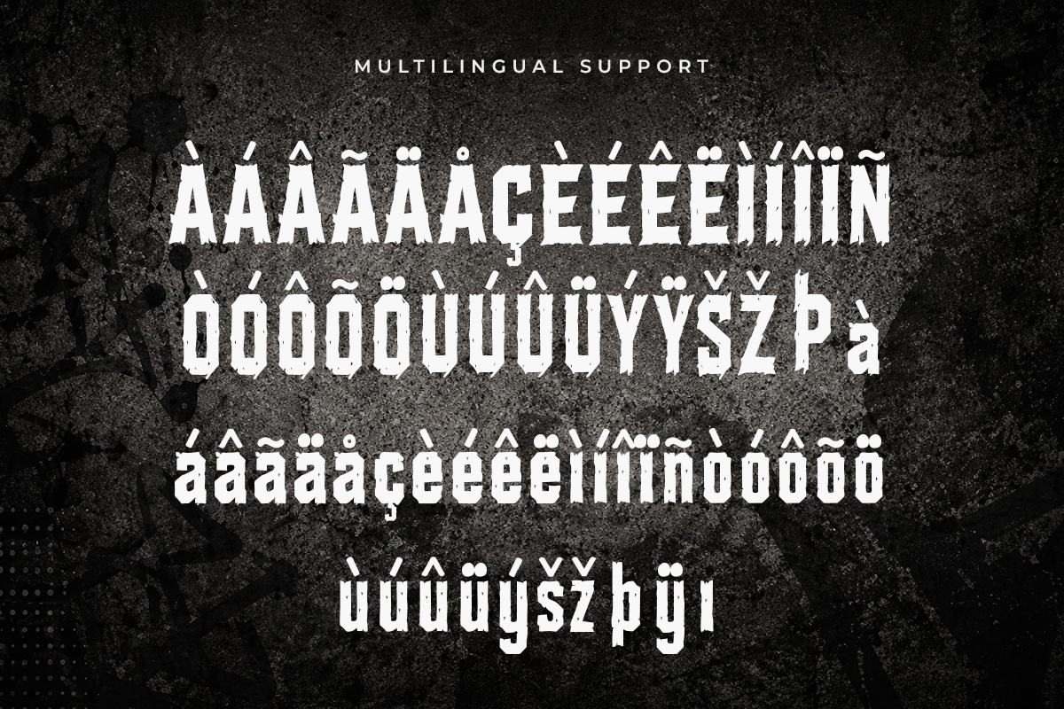 Deckside A Modern Grunge Display Font - Image 5