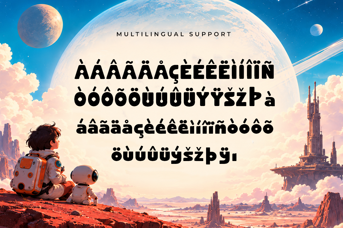 Quar Kloom modern display font specimen preview 5