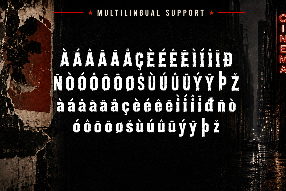Urban Noise A Modern Rough Display Font - Image 5