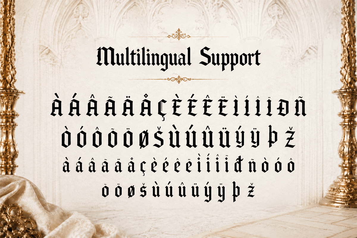 Aurelis A Modern Luxury Gothic Font - Image 5