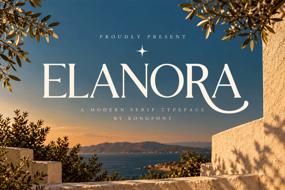 Elanora A Modern Luxury Serif Font